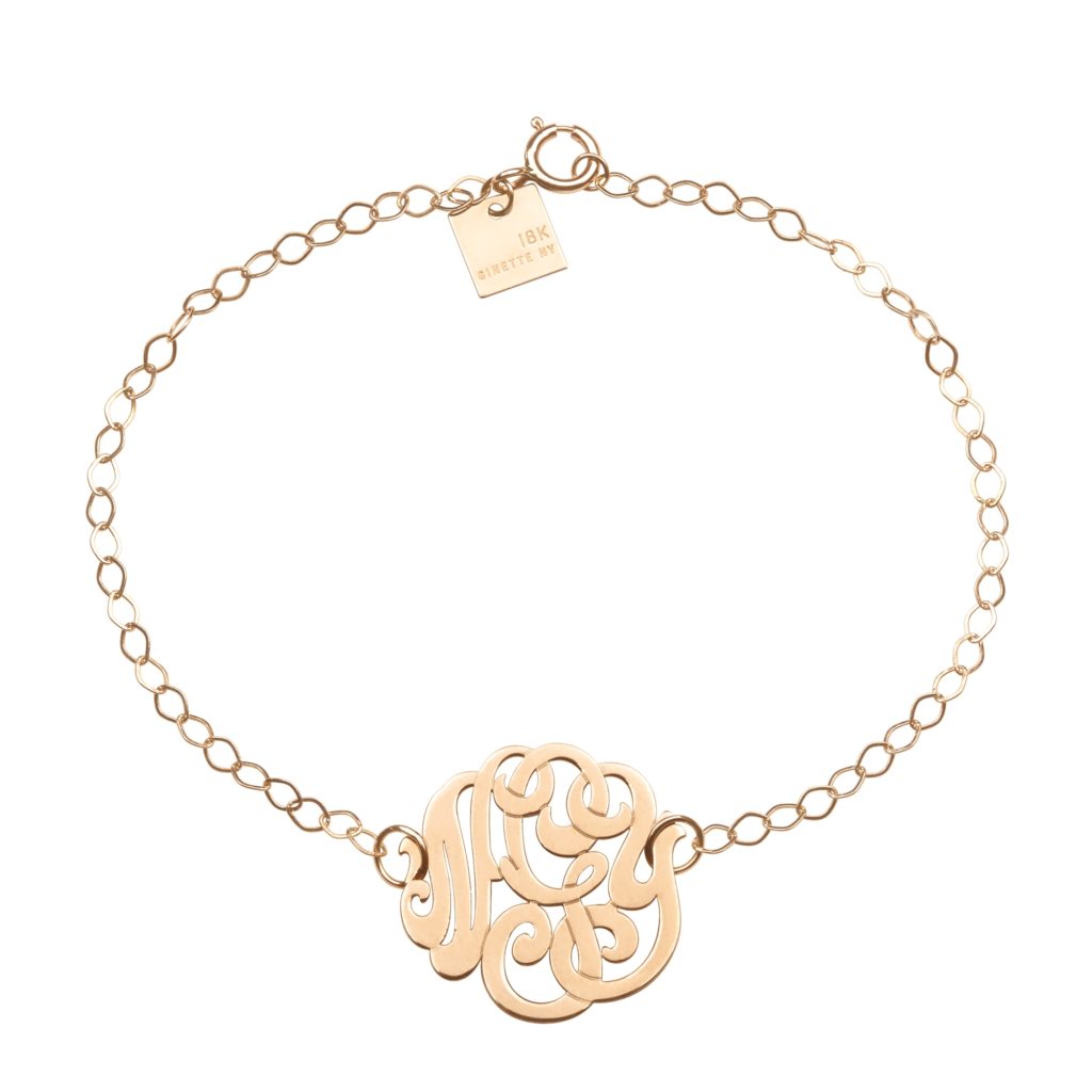 Ginette NY Baby Lace Monogram Bracelet Review