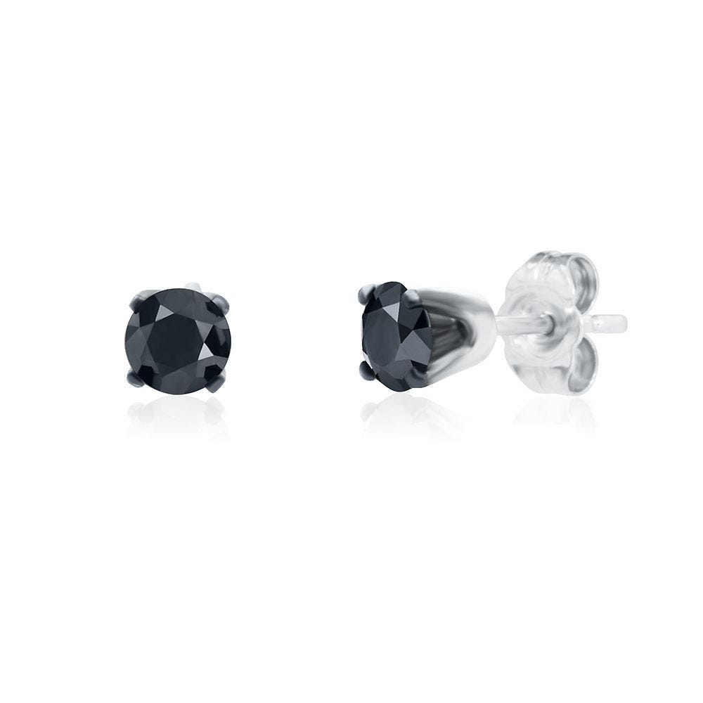 Helzberg ½ ct. Black Diamond Stud Earrings Review