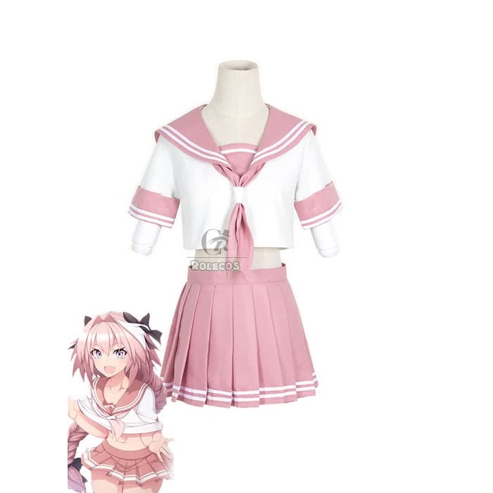 RoleCosplay Fate/Apocrypha Astolfo Pink Uniform Cosplay Costumes Review