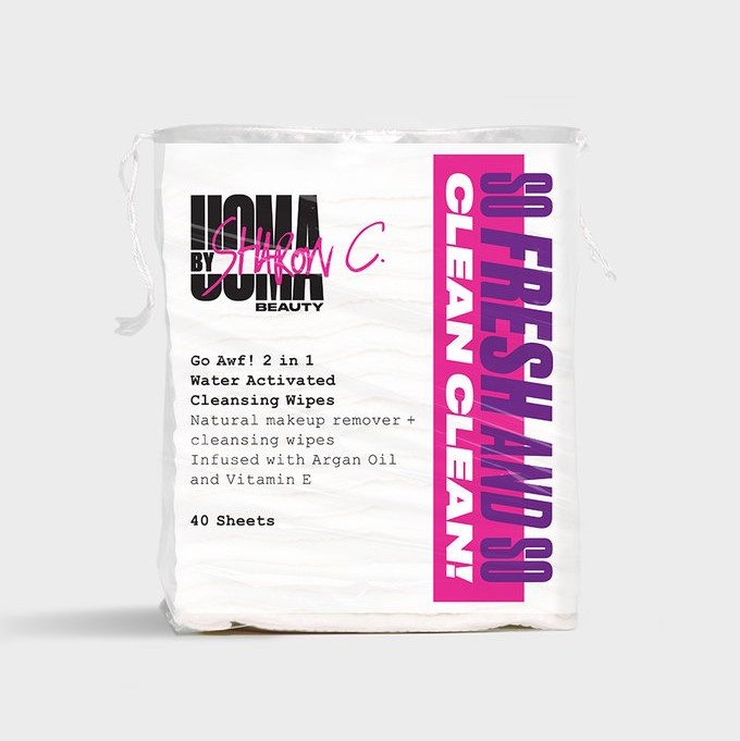 UOMA Beauty Go AWF! 2 in 1 Water-Activated Face Wipes Review