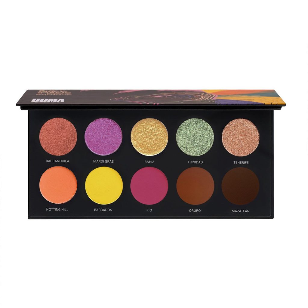 UOMA Beauty Black Magic Carnival Color Palette Review 