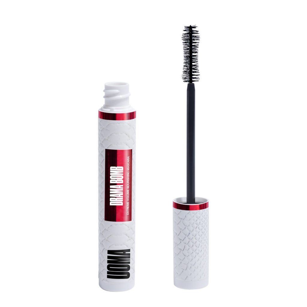 UOMA Beauty Drama Bomb Extreme Volume Nourishing Mascara Review 