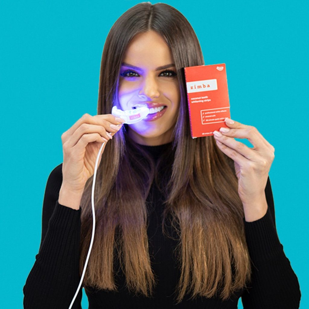 Zimba Zimba Teeth Whitening Strips LED Light Kit Review