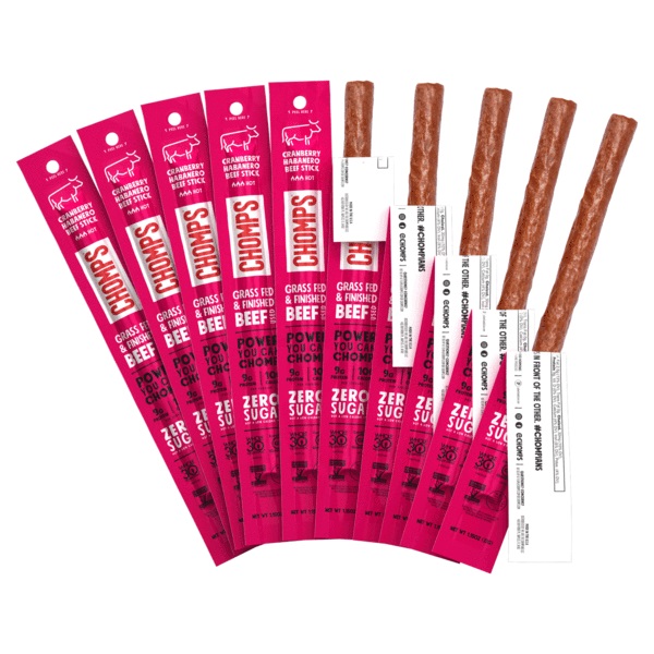 Chomps Cranberry Habanero Beef Sticks Review