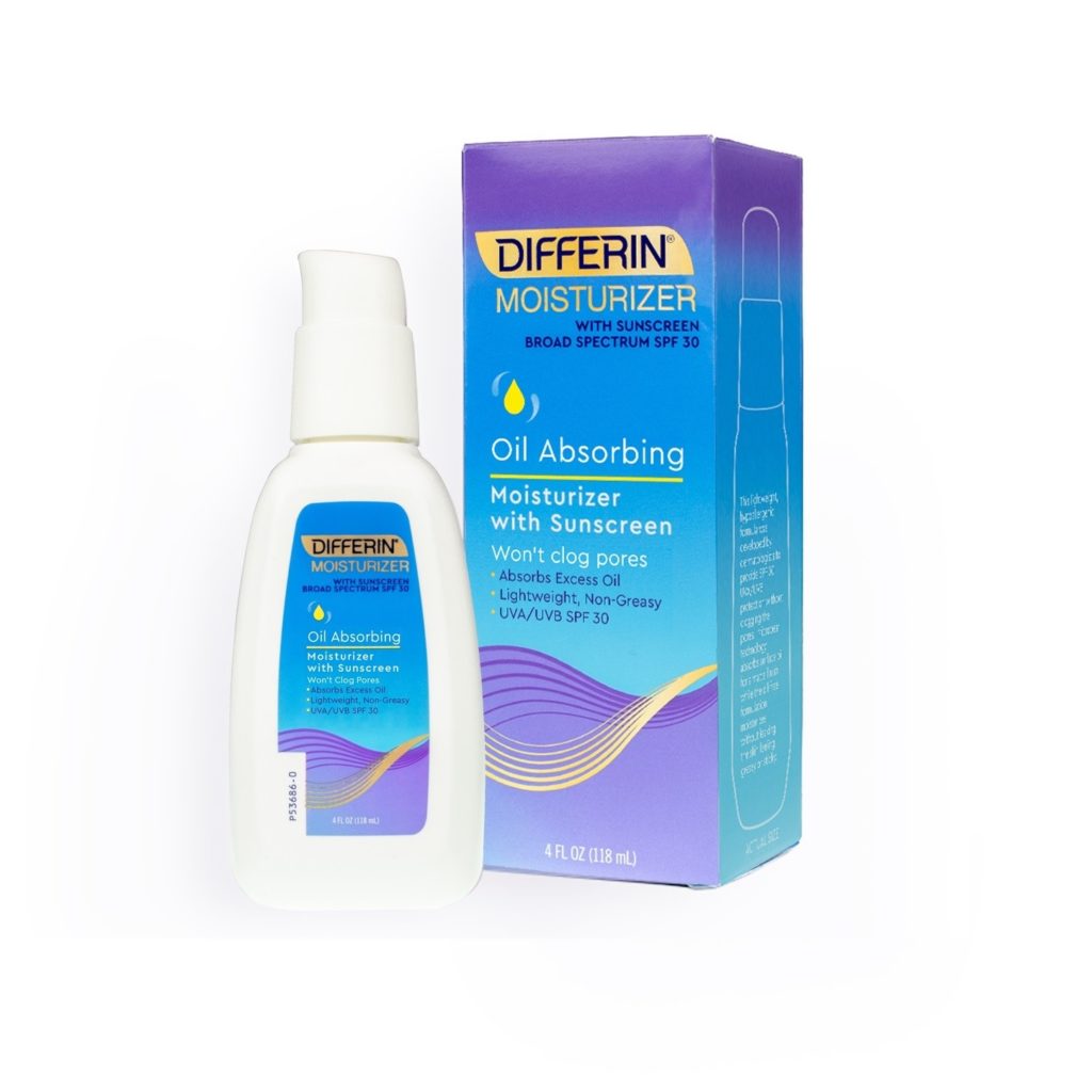 Differin Oil Absorbing Moisturizer with SPF 30 Review
