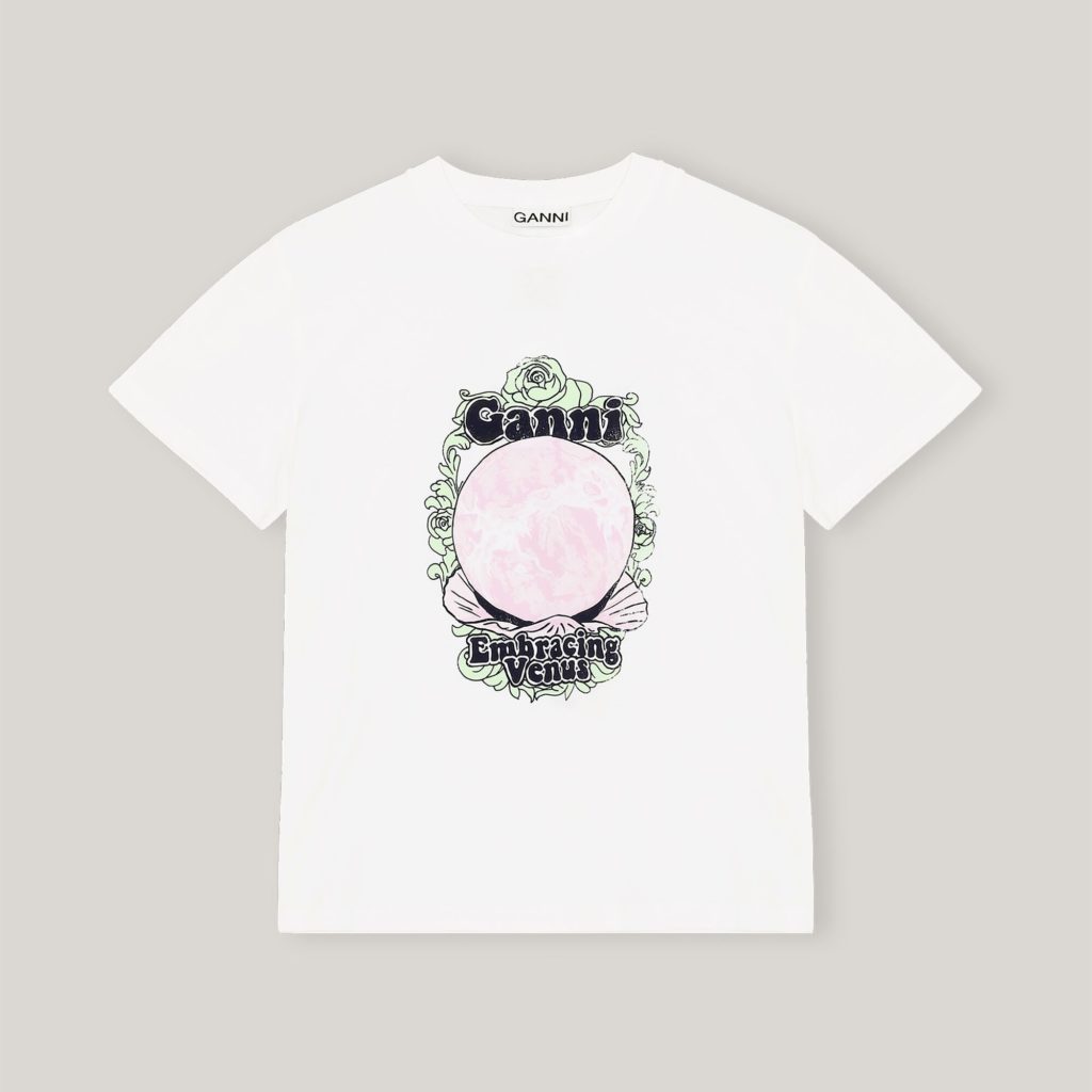 Ganni Basic Cotton Jersey T-Shirt Venus Review