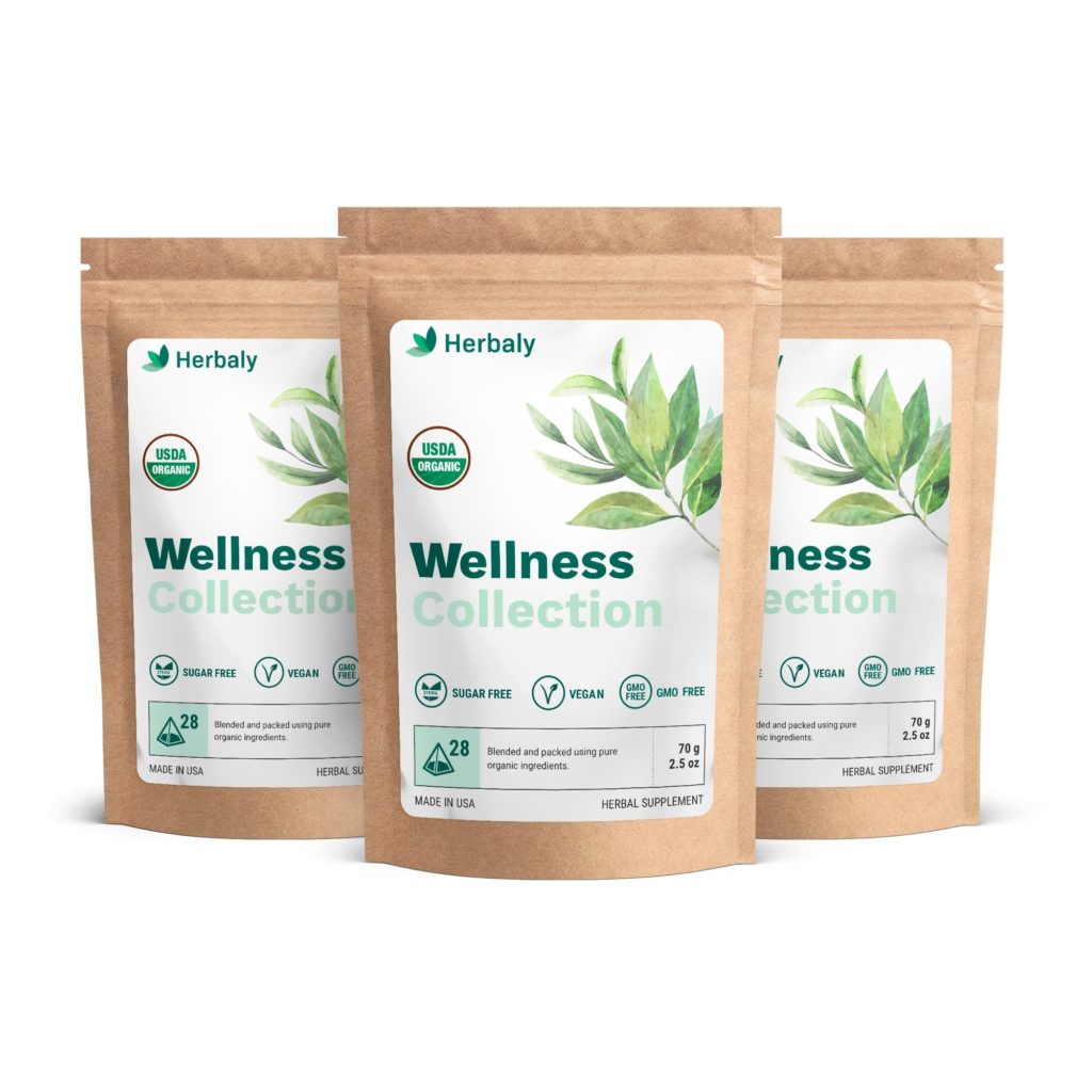 Herbaly 3 Bags Wellness Collection Tea Review
