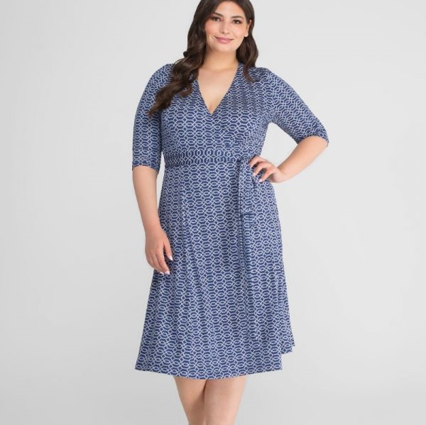 Kiyonna Essential Wrap Dress Review