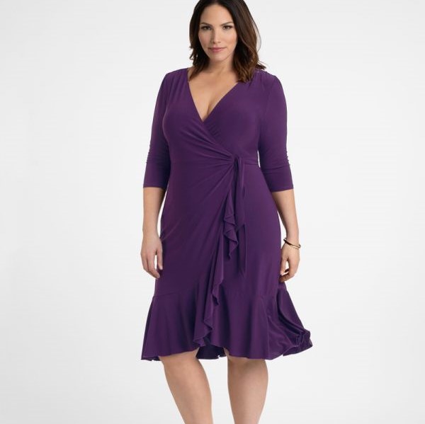 Kiyonna Whimsy Wrap Dress Review