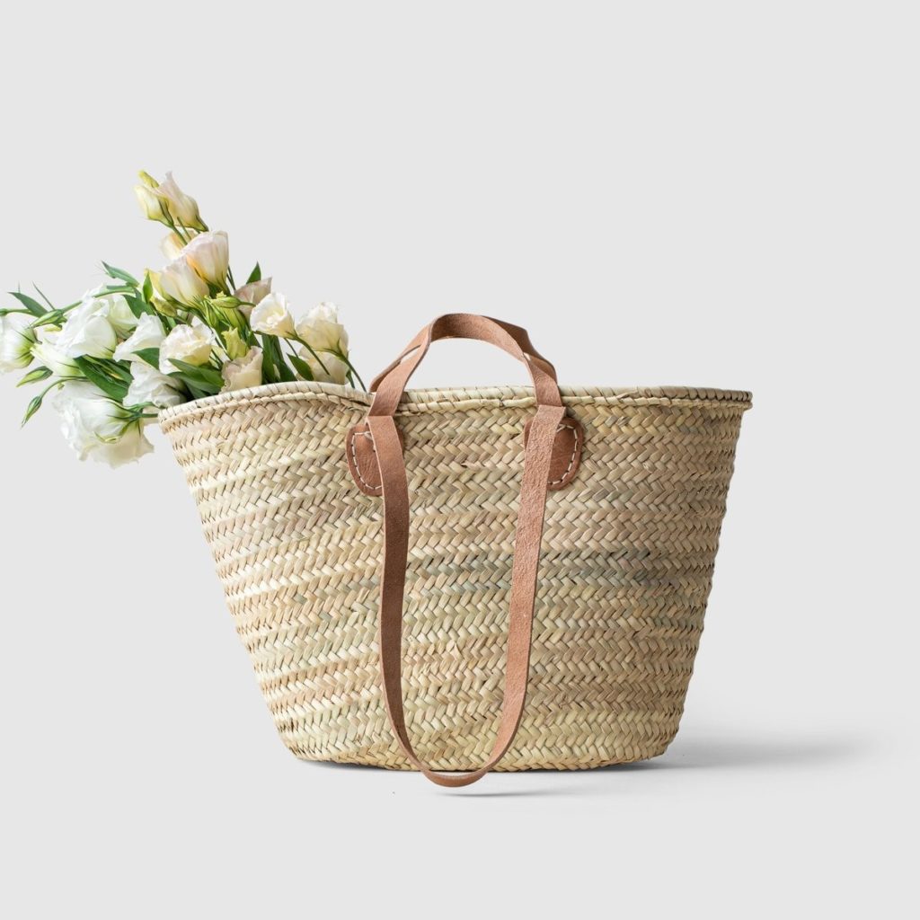 KonMari Palm Leaf & Leather Generous French Market Tote Review