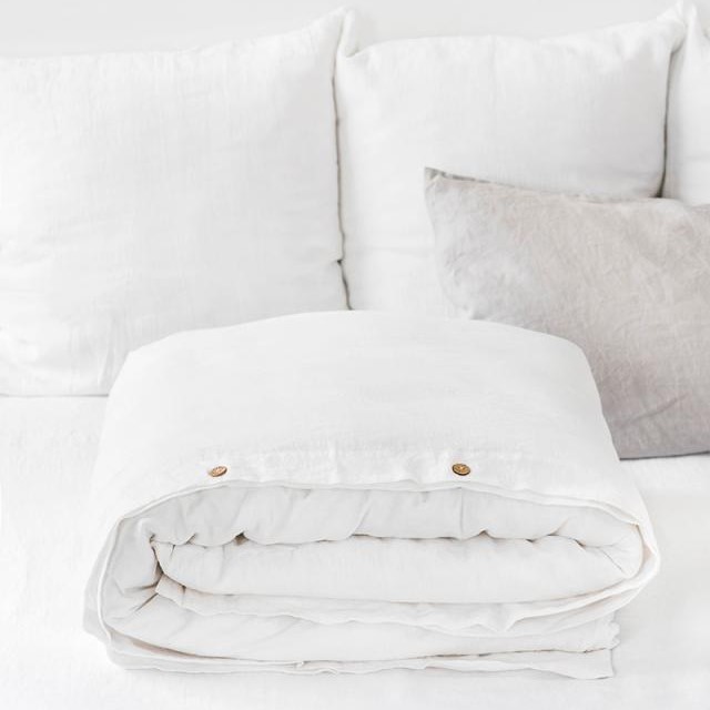 MagicLinen White Linen Duvet Cover Review