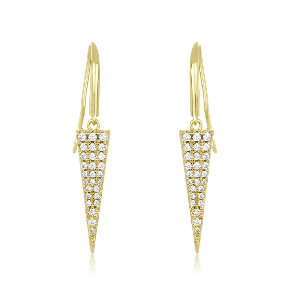 Melinda Maria Pyramid Pave Earrings Review 