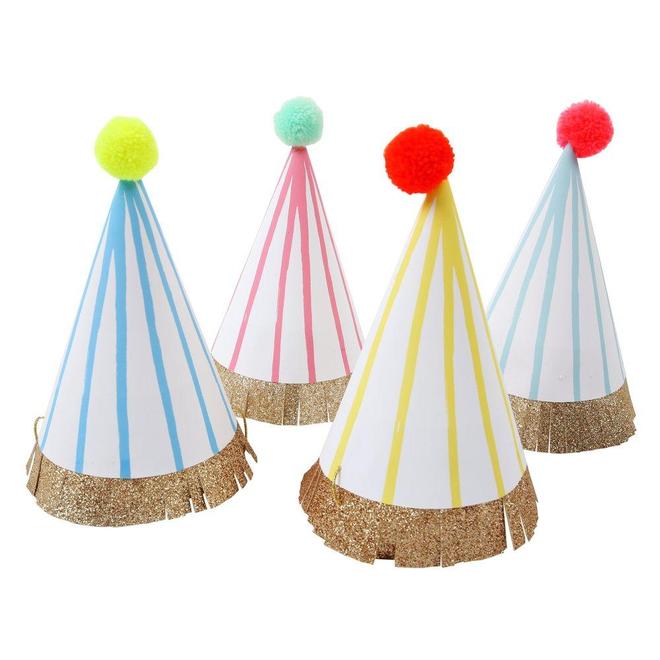 Meri Meri Stripe Pompom Party Hats Review