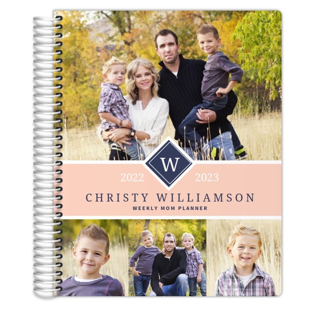 PurpleTrail Cute Monogram Photo Collage Mom Planner Review