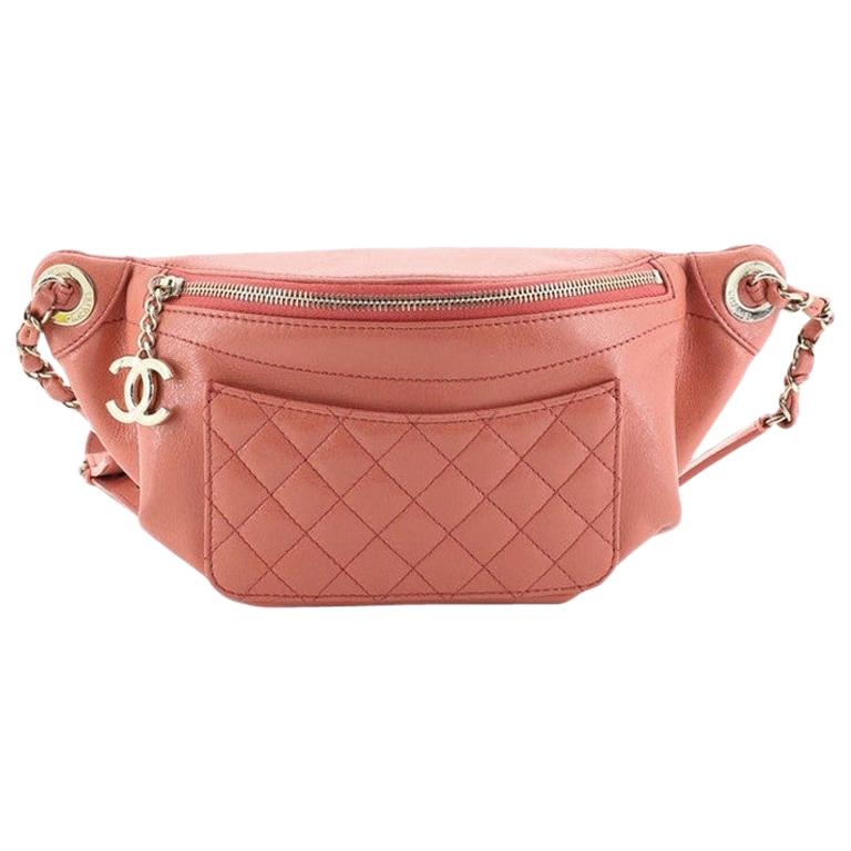 Chanel Front Pocket Crumbled Calfskin Waist Bag Review