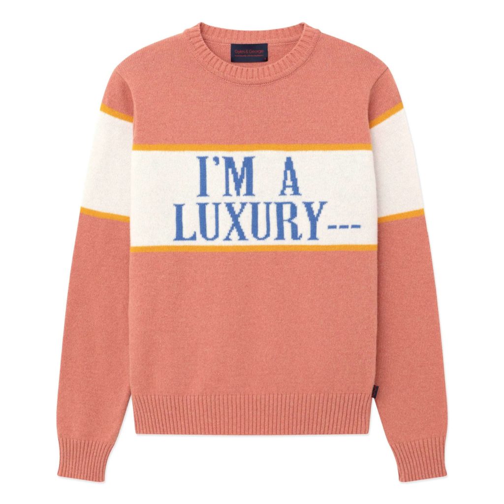 Rowing Blazers Gyles & George X Rowing Blazers Women’s “I’m A Luxury” Sweater Review