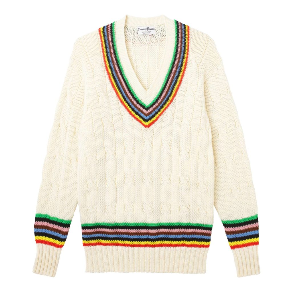 Rowing Blazers Cream Wool Cricket Sweater Review