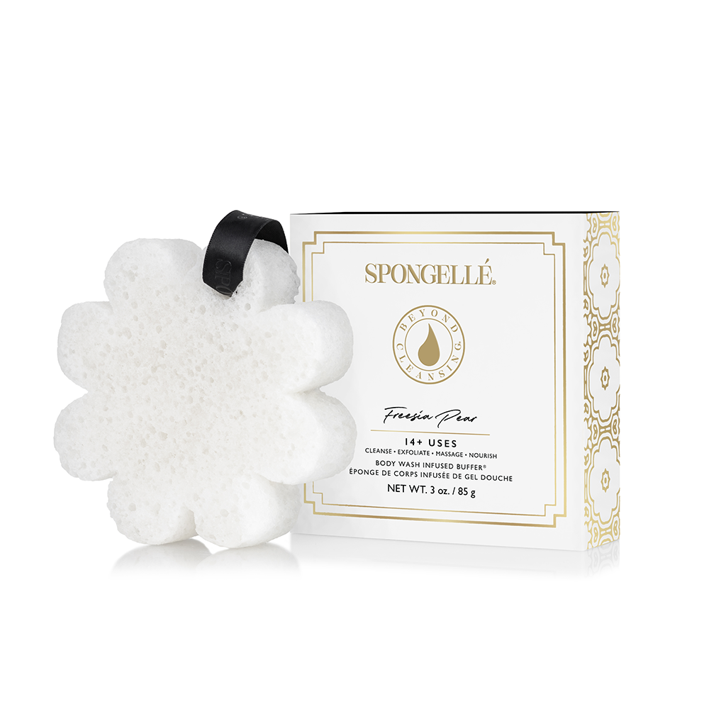 Spongelle Freesia Pear Vegan-Friendly Boxed Flower Buffer Review