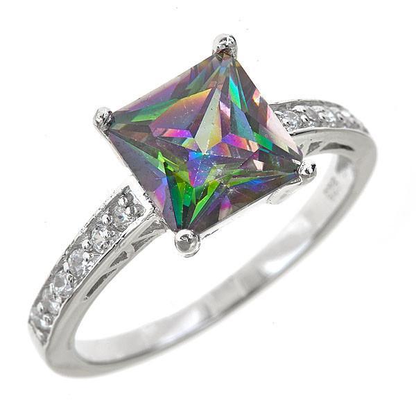 Sterling Forever Mystic Topaz CZ Engagement Ring Review