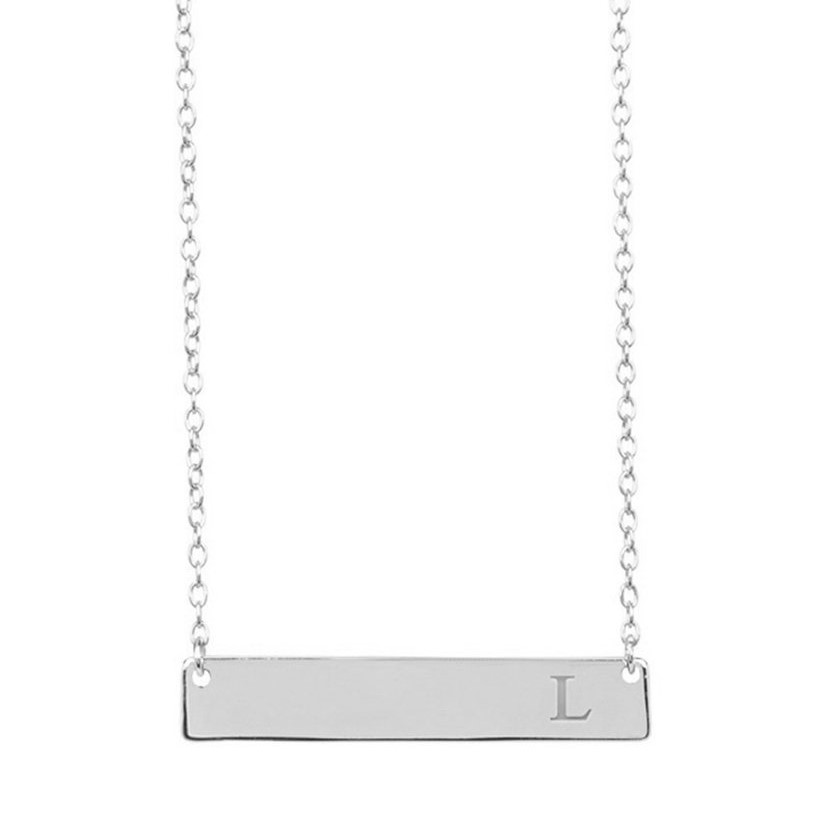 Sterling Forever Bar Initial Necklace Review