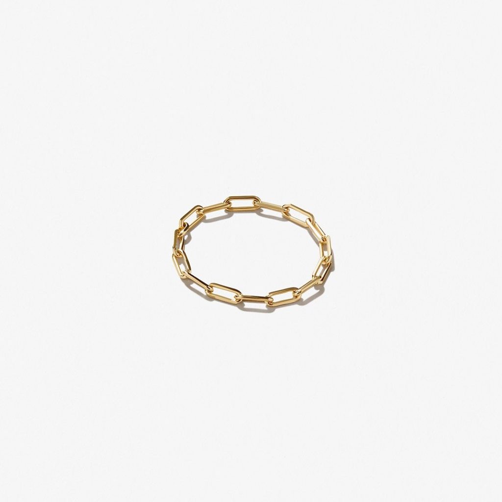 Ana Luisa Gold Chain Ring Shiso Review