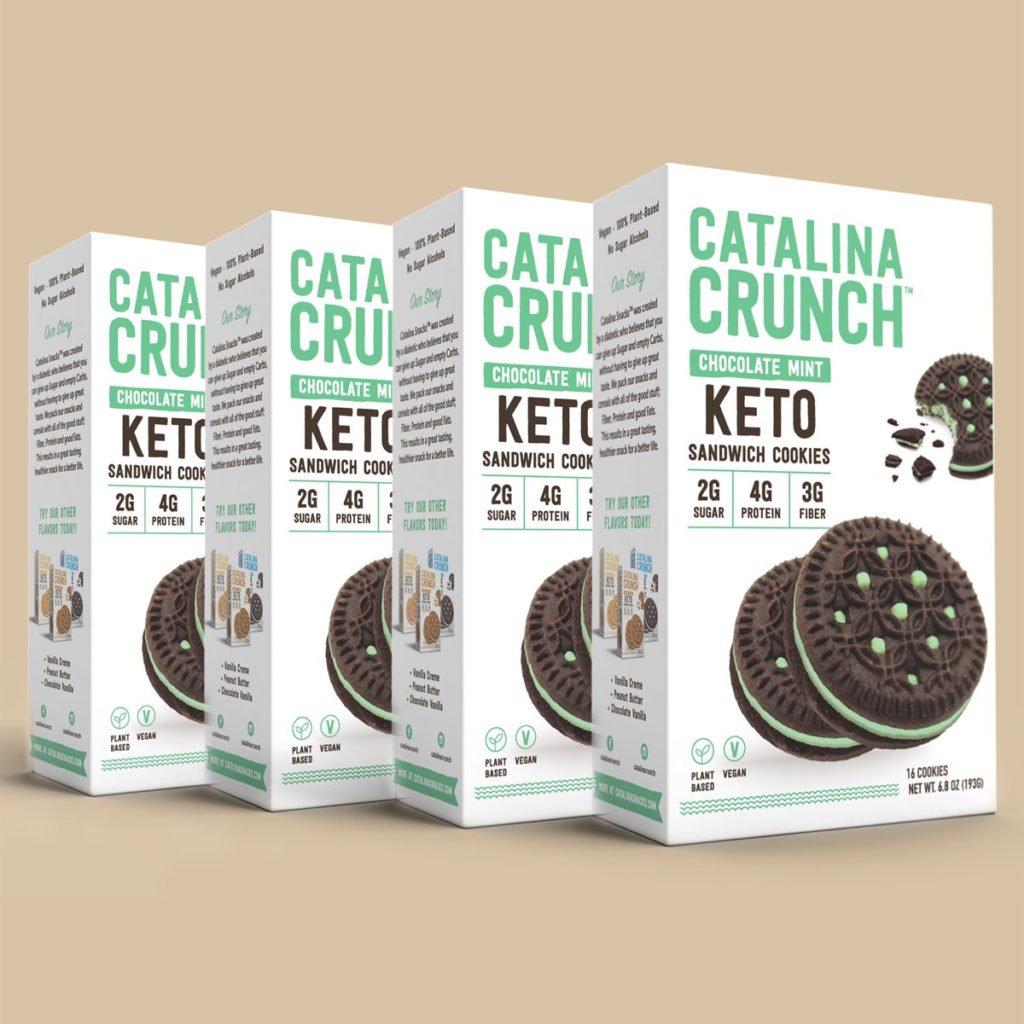 Catalina Crunch Chocolate Mint Keto Sandwich Cookies Review