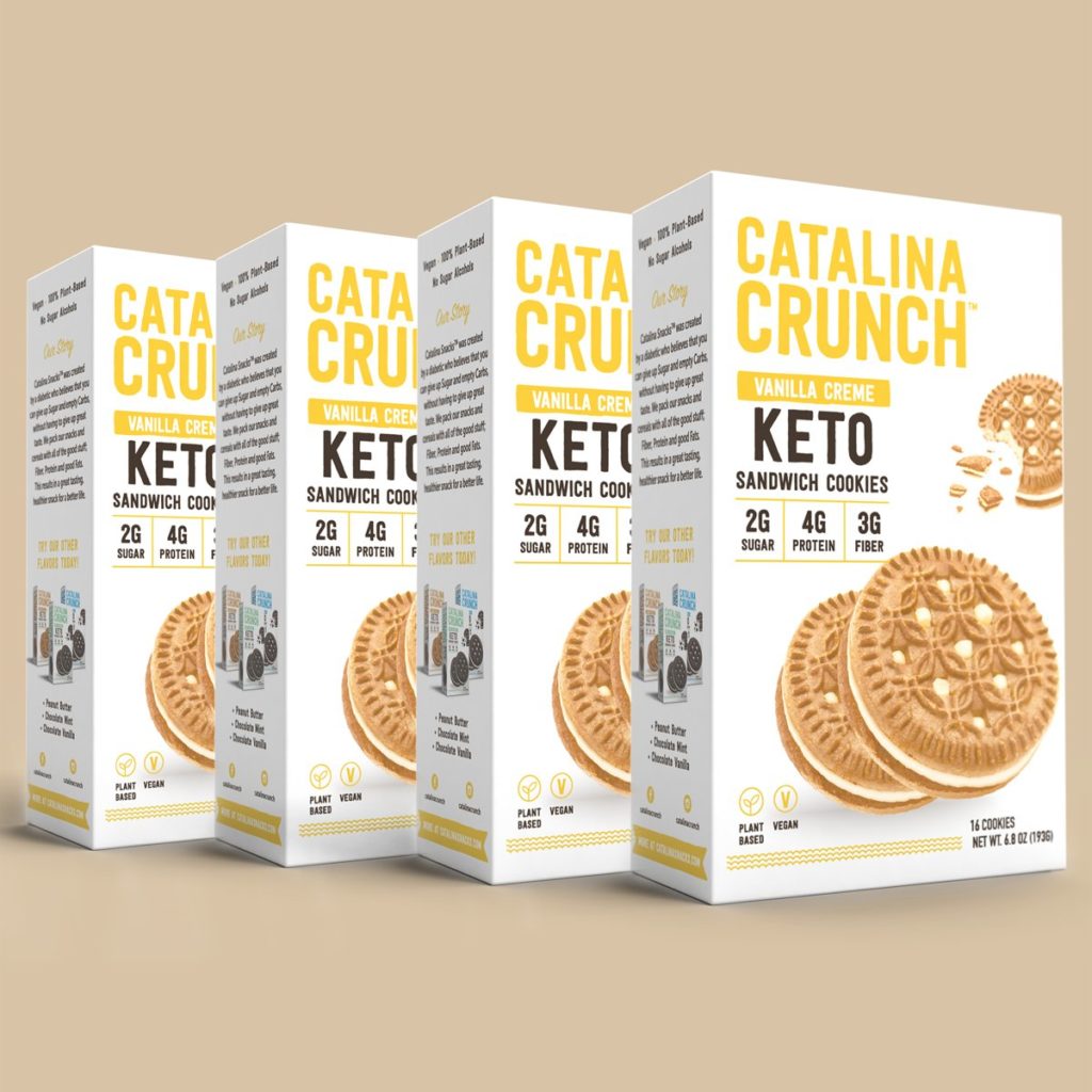 Catalina Crunch Vanilla Creme Keto Sandwich Cookies Review