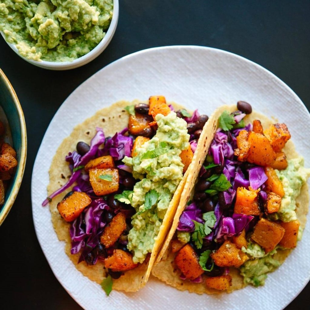 Roasted Butternut Squash Tacos
