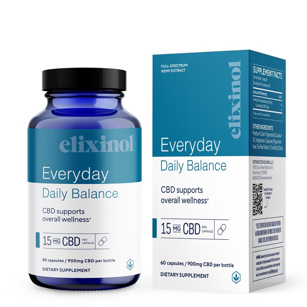 Elixinol Everyday Daily Balance CBD Capsules Review 