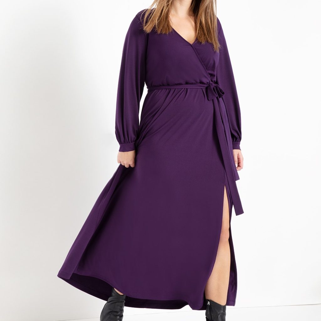 Eloquii Wrap Maxi Dress Review