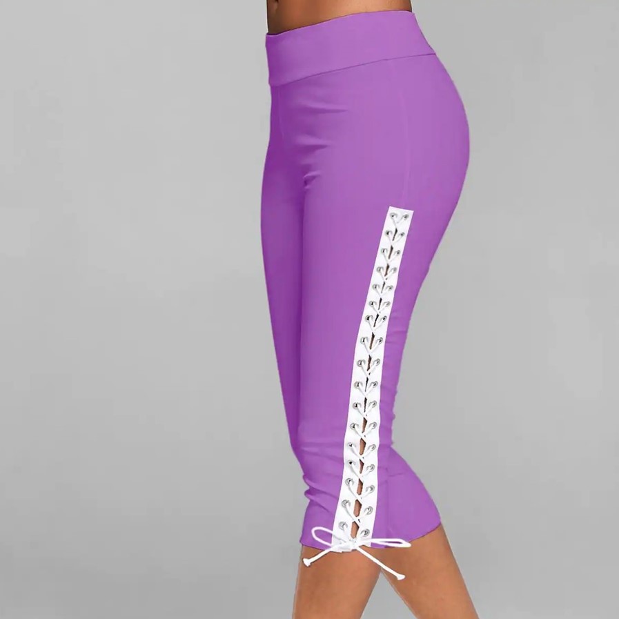 Holapick Fashion Lace-up Elastic Sports Pants Review 