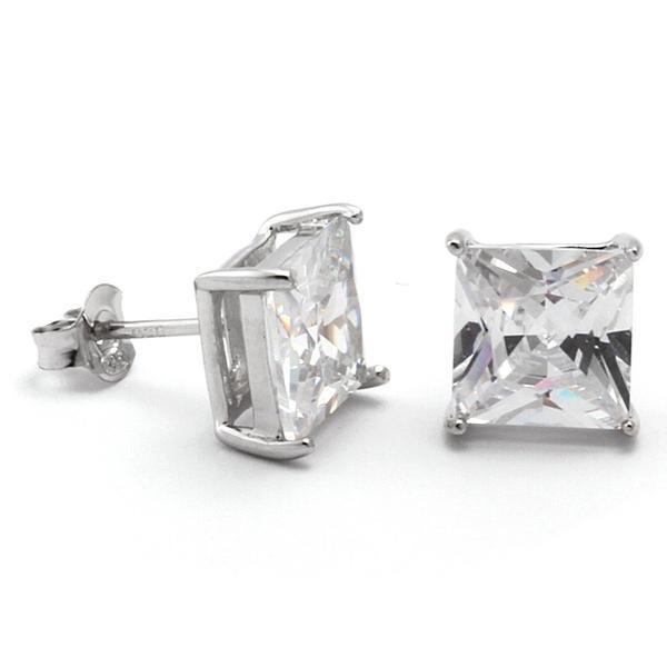 King Ice Jewelry Men’s Princess-Cut Stud Earrings Review