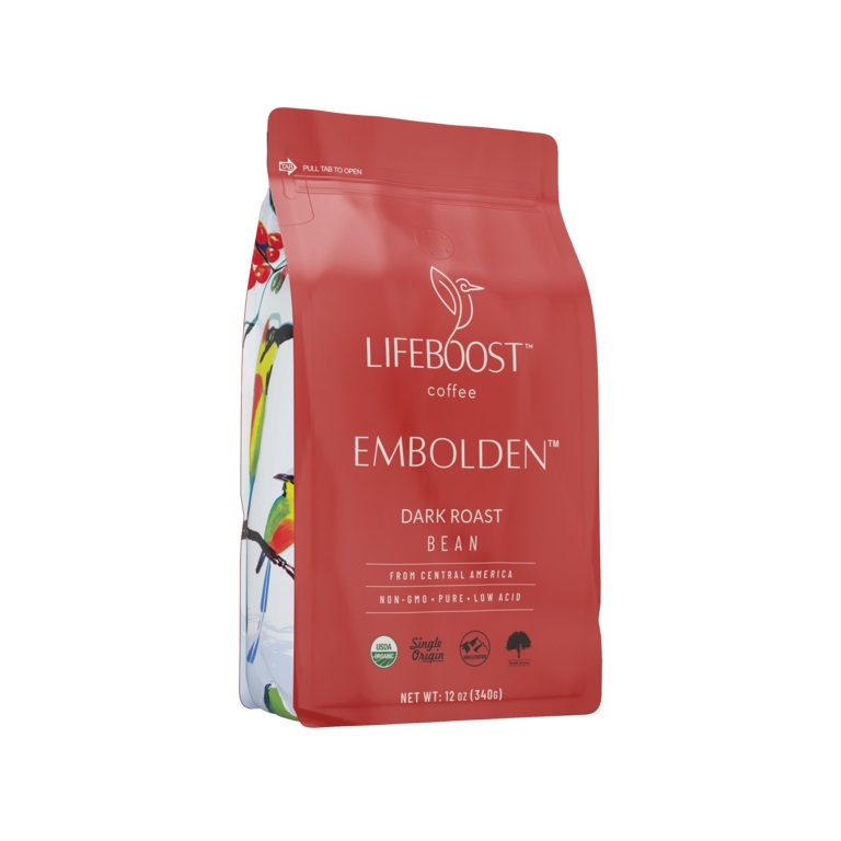 Lifeboost Coffee Embolden Dark Roast Review