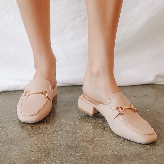 Lulus Ranae Light Nude Slide-On Loafers Review