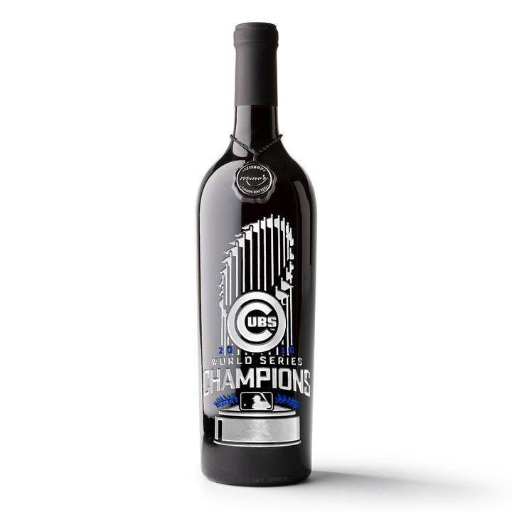 Mano's Wine Chicago Cubs Wine Bottle 2016 World Series Champions Review