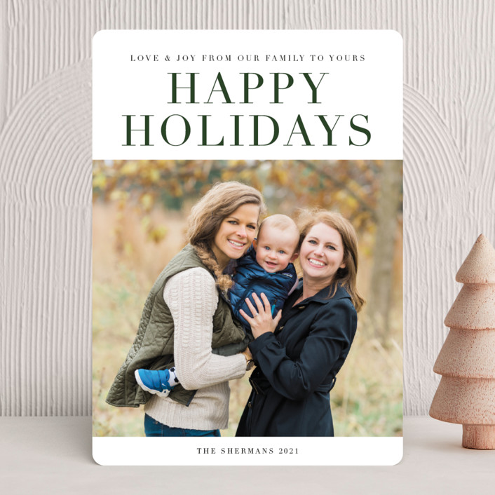 Minted Classic Sentiment Holiday Cards Review