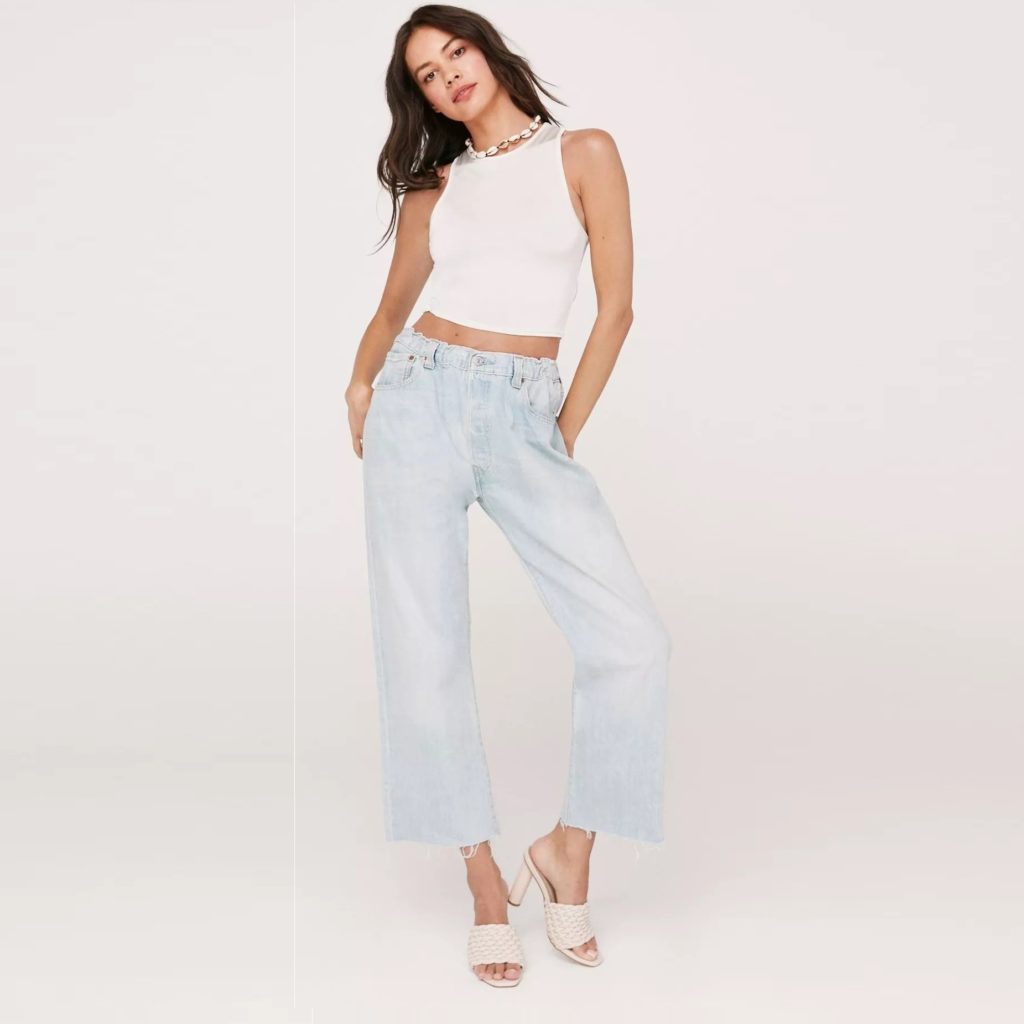 Nasty Gal Vintage High Waisted Distressed Straight Leg Jeans Review