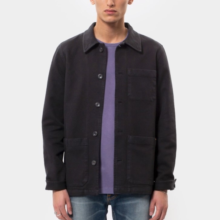 Nudie Jeans Men’s Black Barney Worker Jacket Review