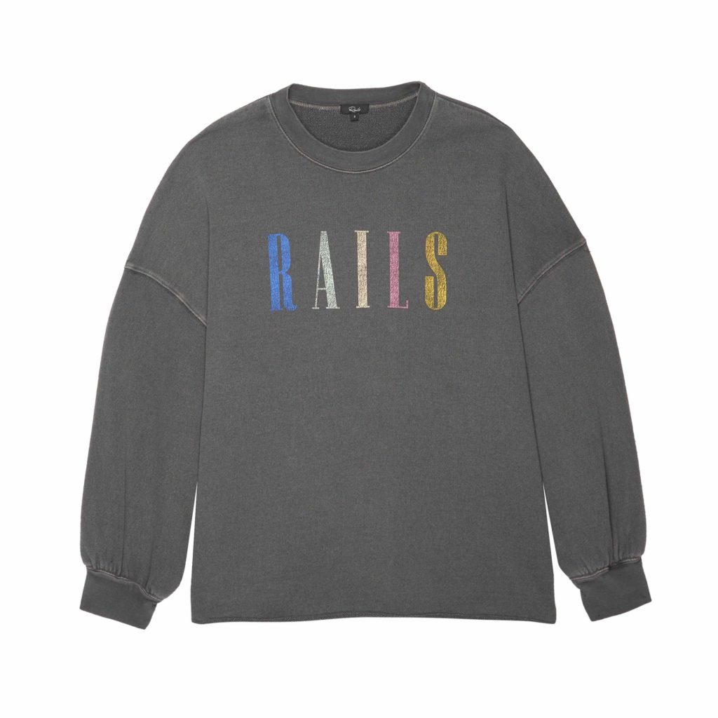 Rails Women’s Signature Sweatshirt - Vintage Black Review