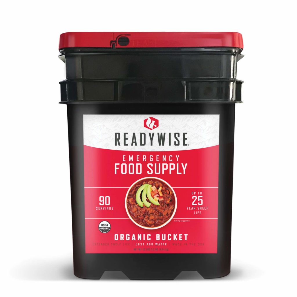 ReadyWise 90 Serving Organic Bucket Review 