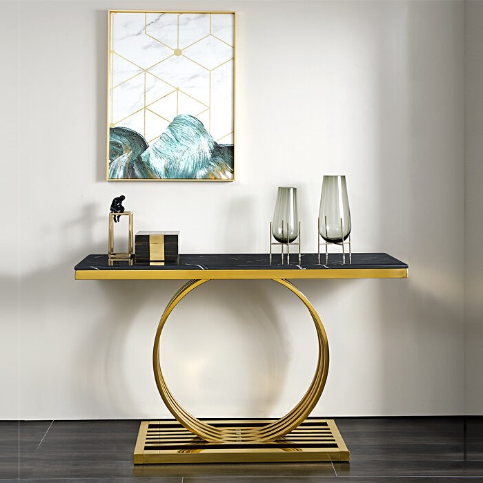 The Classy Home Cosmos Furniture Arlene Gold Console Table Review