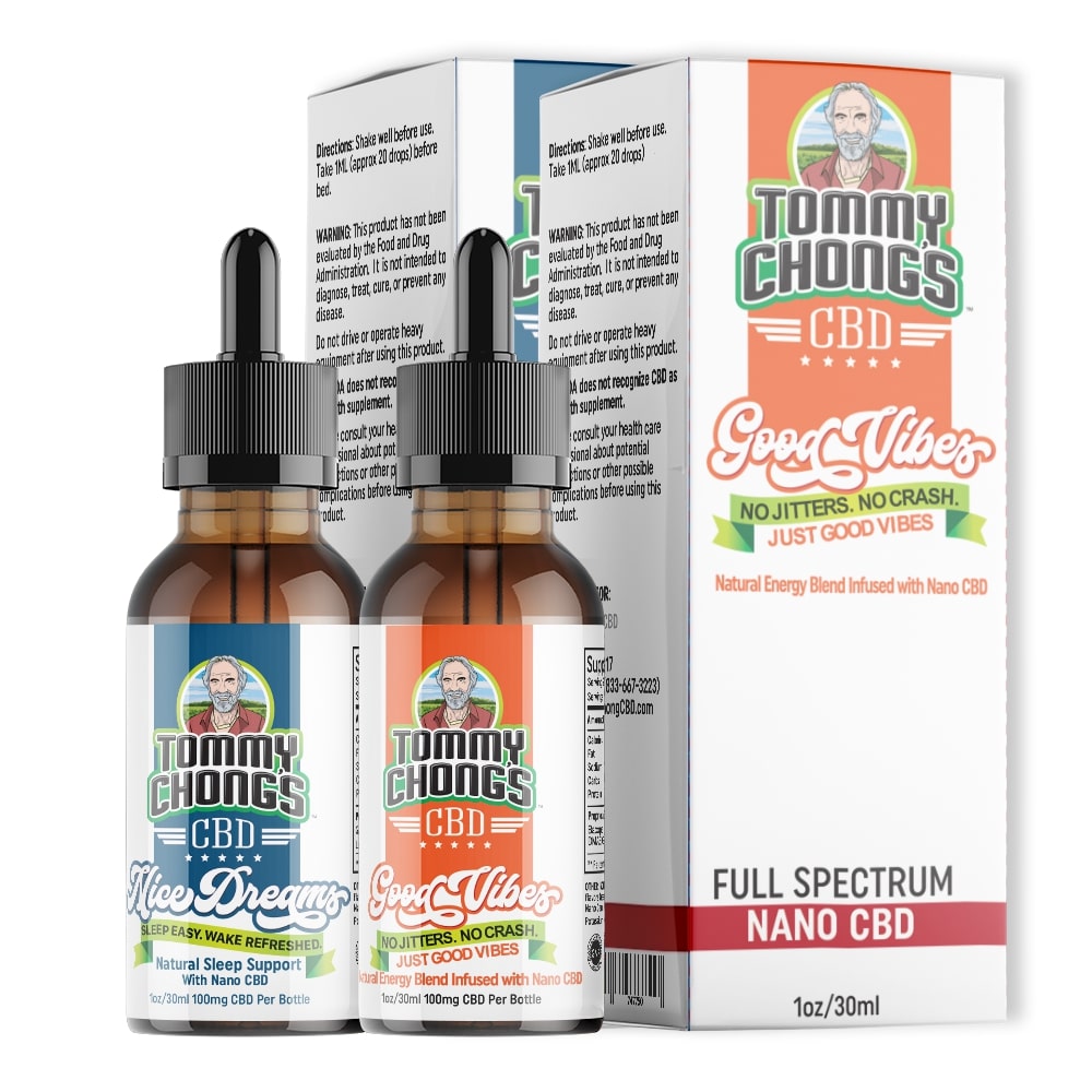 Tommy Chong CBD Good Vibes and Nice Dreams Combo Pack Review