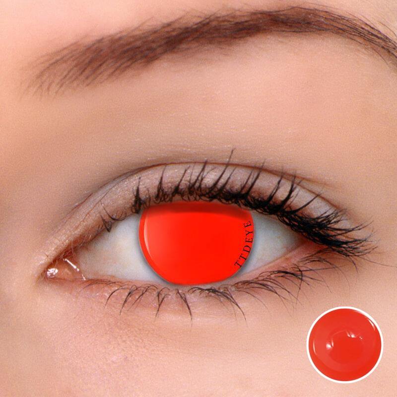Ttdeye Blind Red Colored Contact Lenses Review