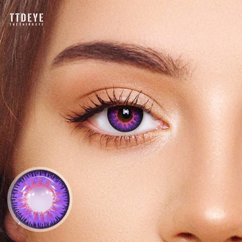Ttdeye Mystery Purple Contact Lenses Review
