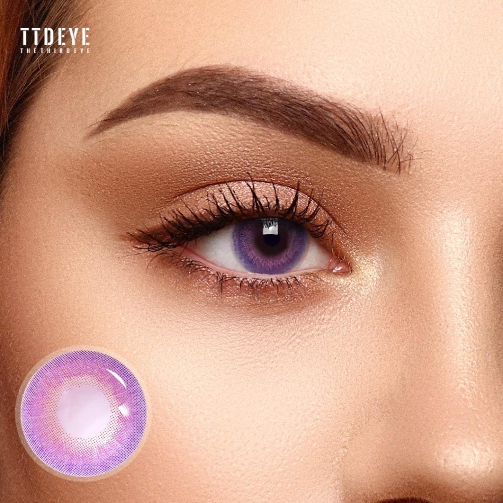 Ttdeye Love Me Purple Colored Contact Lenses Review