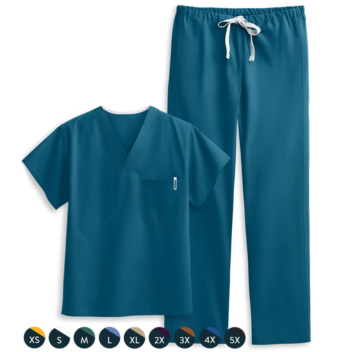 Uniform Advantage Strictly Scrubs Unisex 4-Pocket Reversible Scrub Set Review