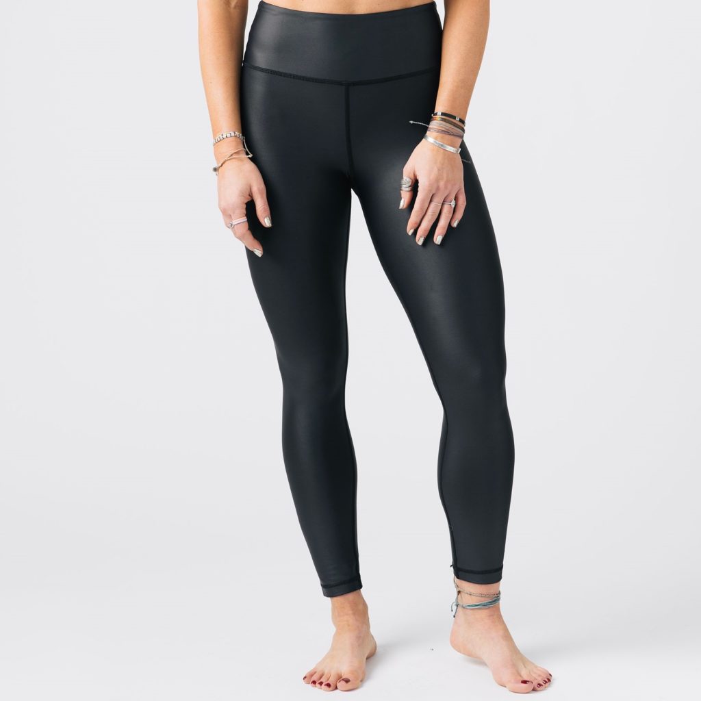 Zyia Black Metallic Light n Tight Hi-Rise 7/8 24" Review