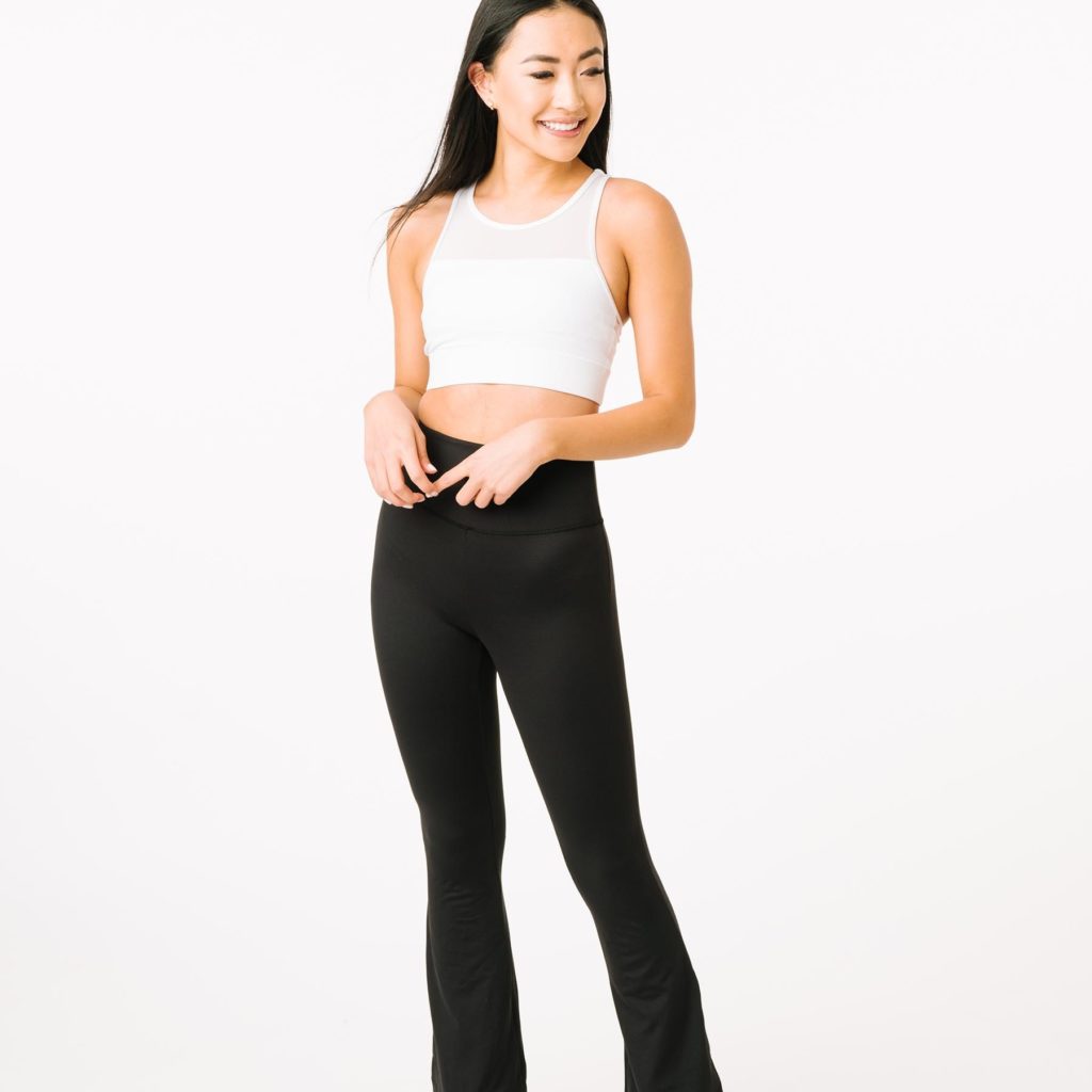 Zyia Black Flare Light n Tight Hi-Rise Legging Review