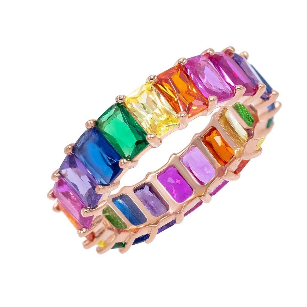 Adina's Jewels Rainbow Baguette Ring Review