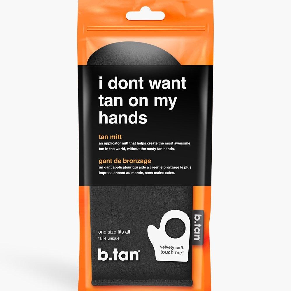 B. Tan Mitt I Don't Want Tan On My Hands Review